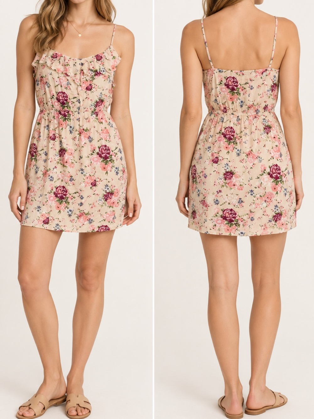 Floral short‎ dress